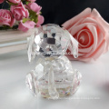 Wholesale cute crystal dog figurine for gift and decoration